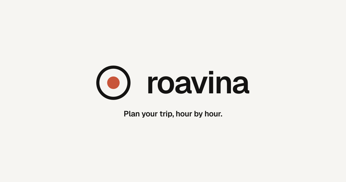 Roavina | Plan it yourself