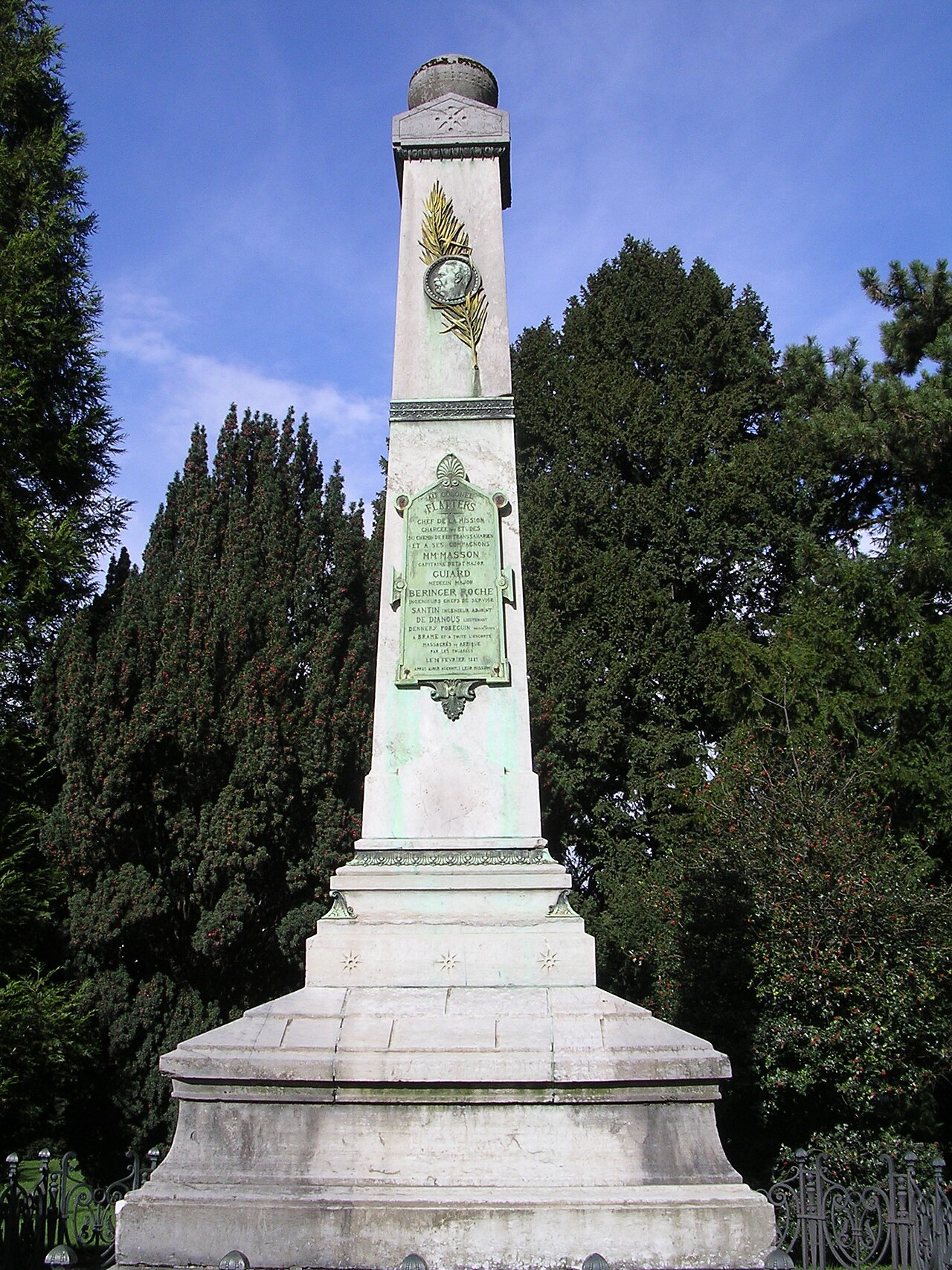 Monument to the Flatters Mission