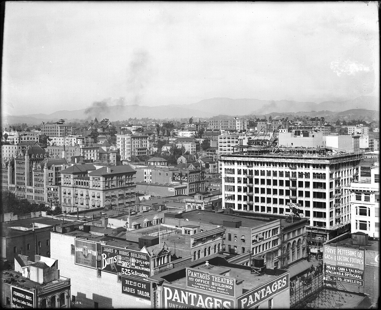 A photograph of Pershing Square