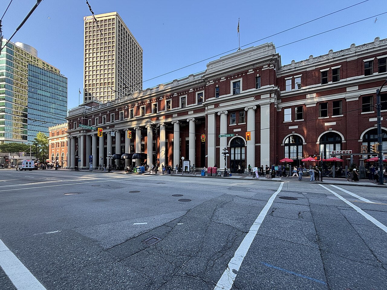 A photograph of Waterfront station