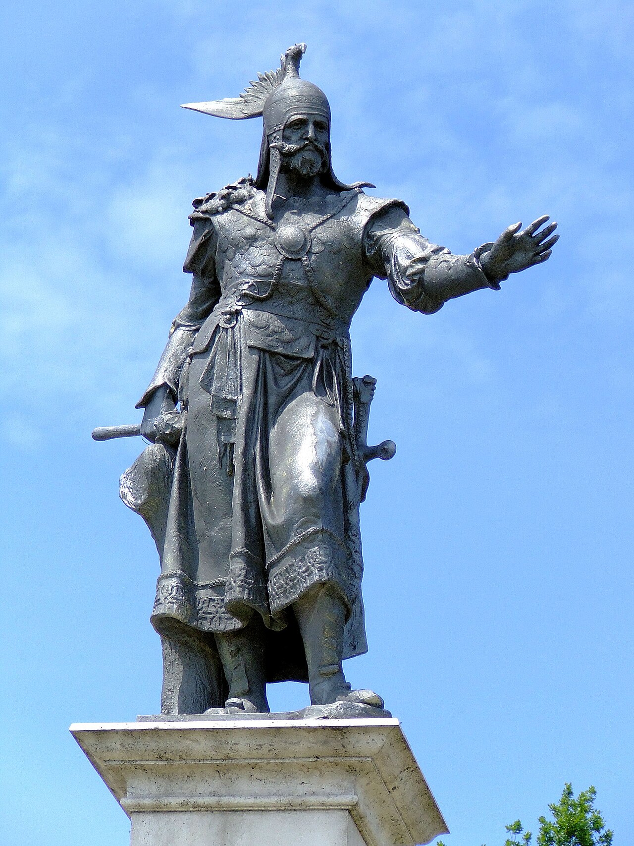 A photograph of Árpád vezér tér