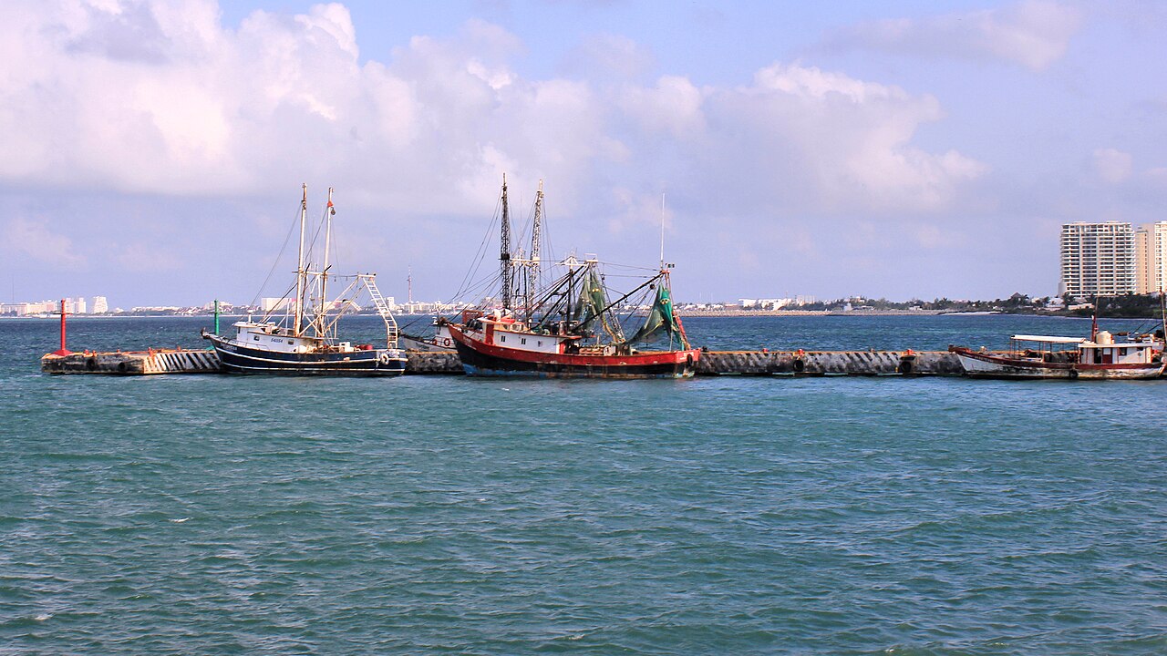 A photograph of Puerto Juarez