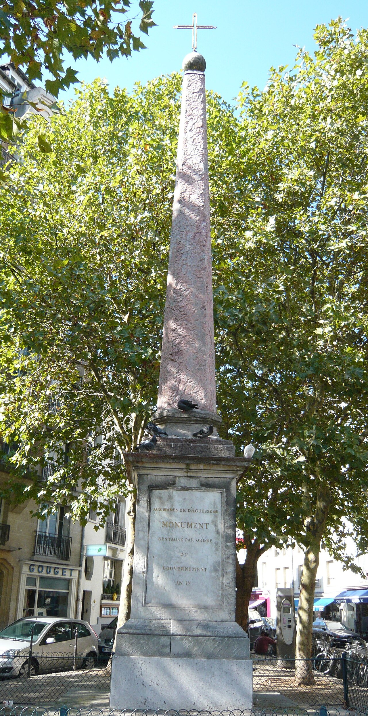 Denkmal für Chancelier d'Aguesseau