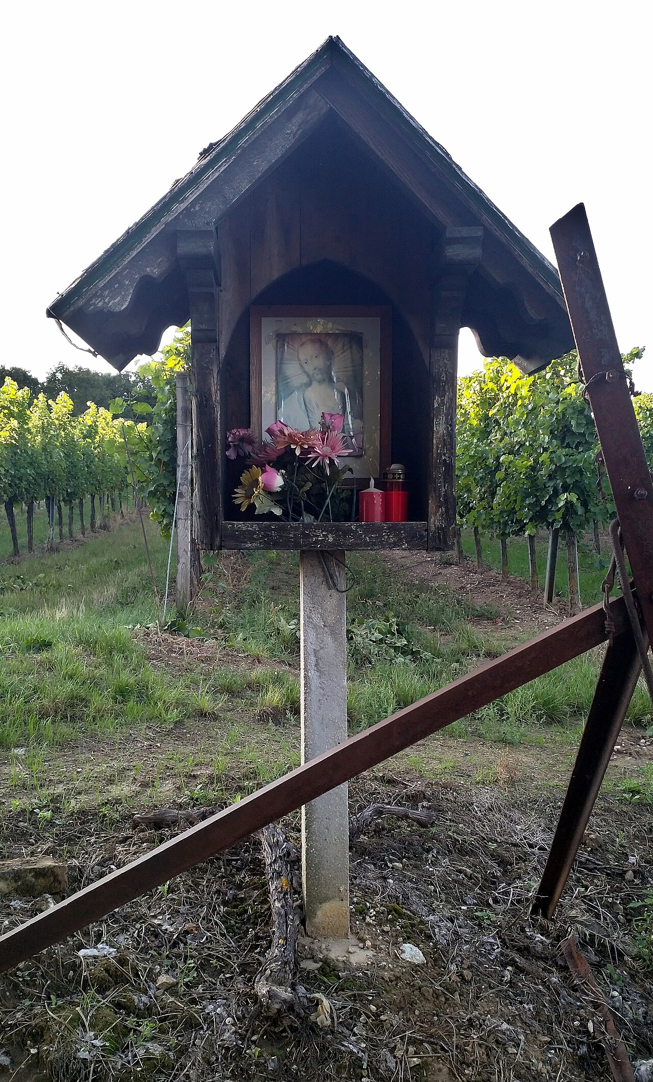 道端の祠（ウィーン、ゼムリンスキーガッセ）