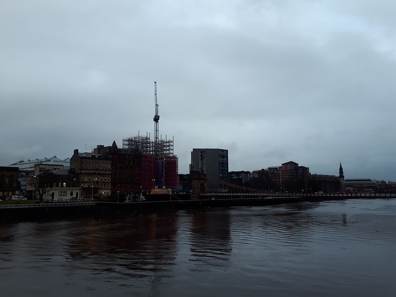 A photograph of Glasgow
