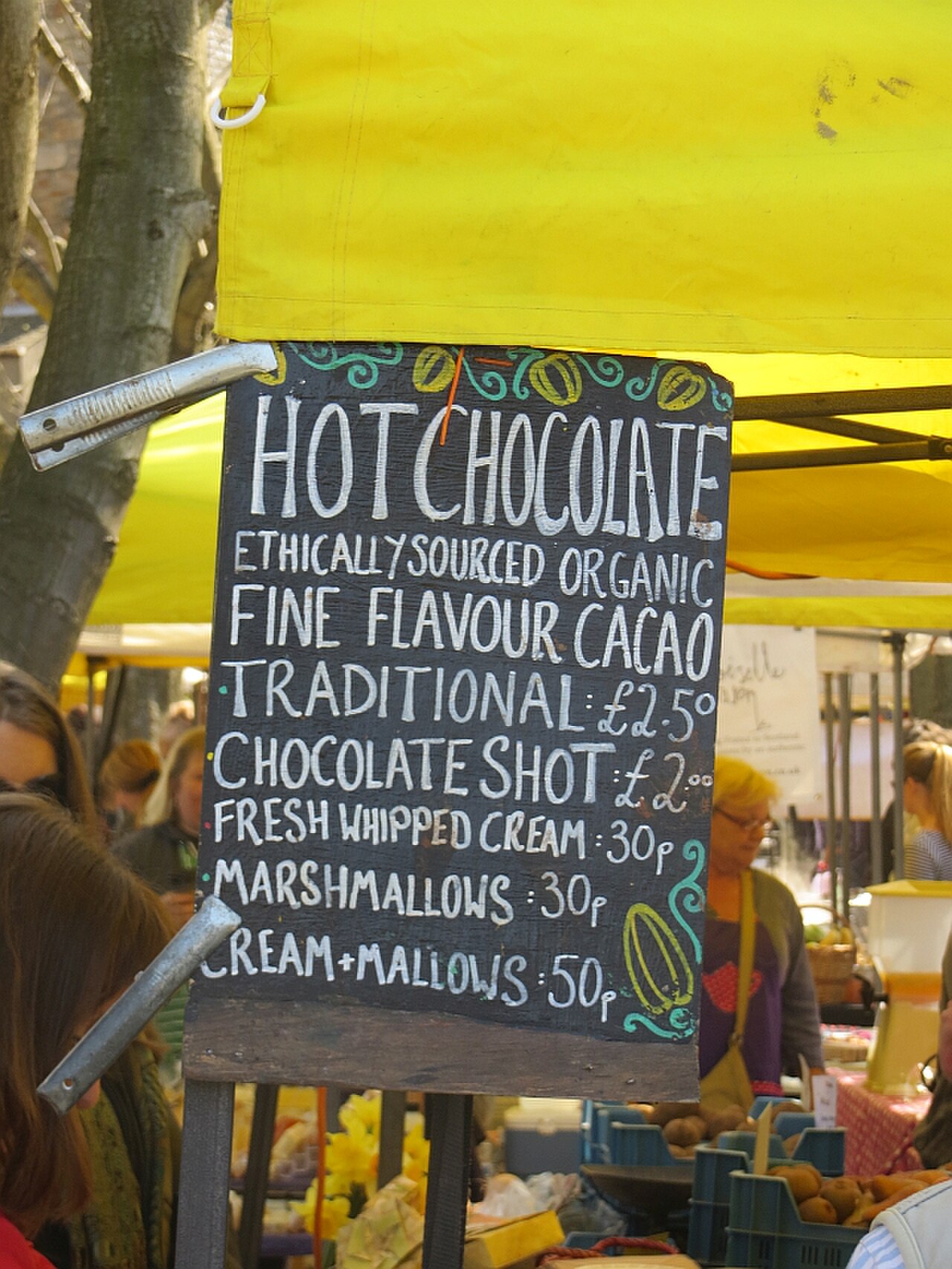 A photograph of Stockbridge Market