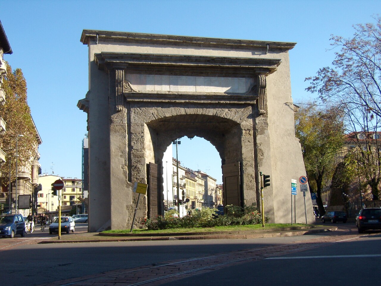 A photograph of Porta Romana
