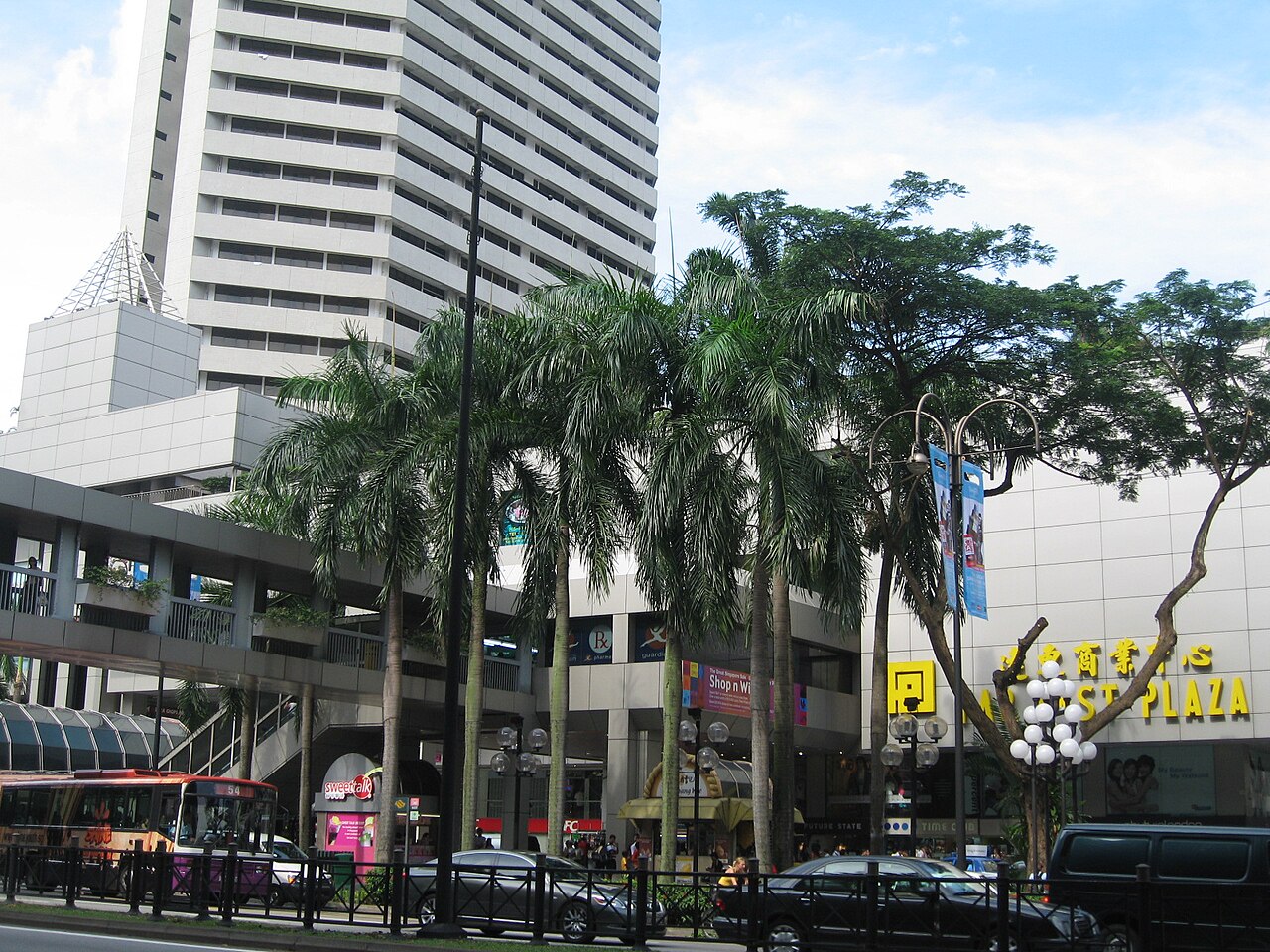 A photograph of East Plaza
