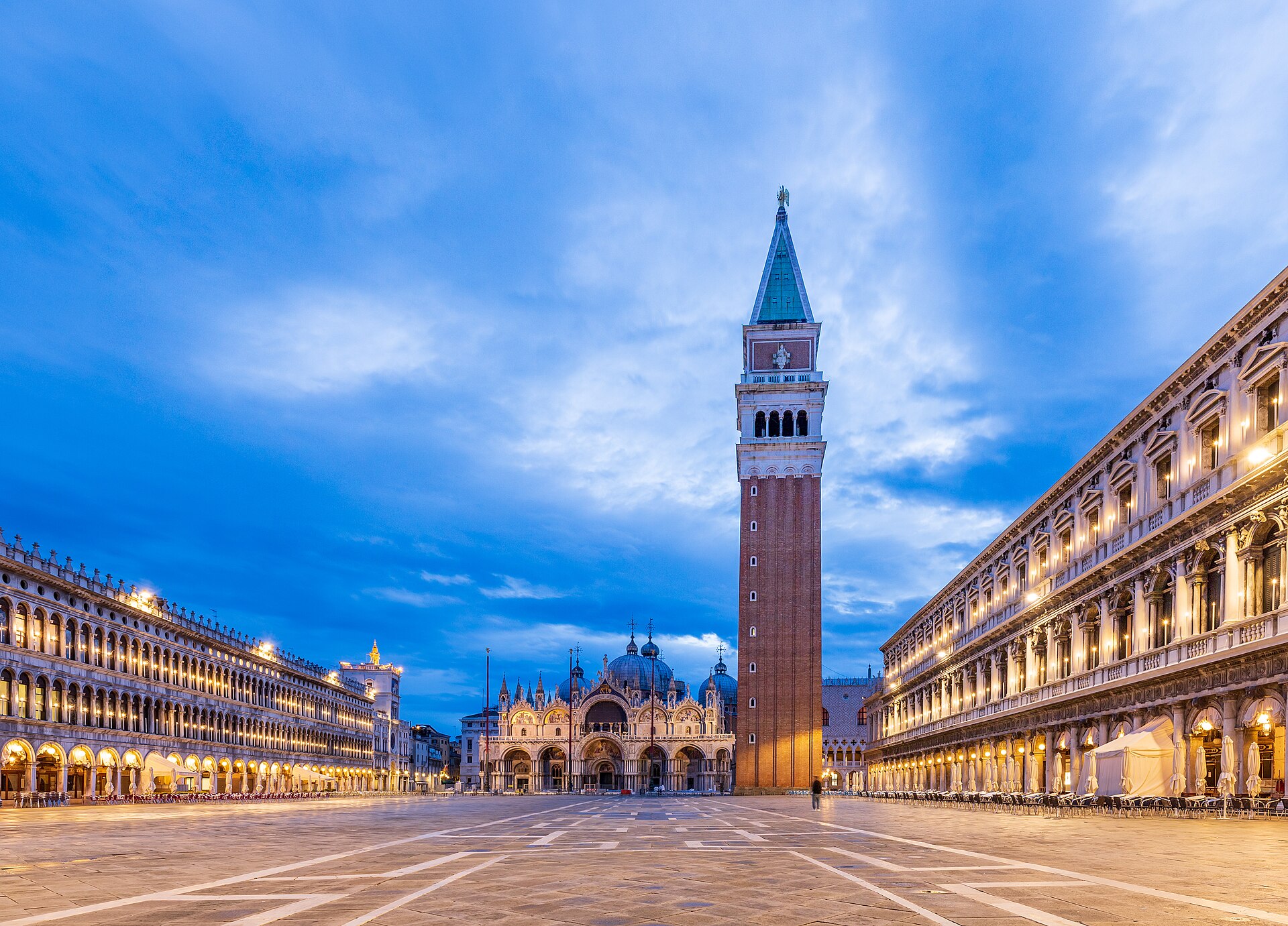 A photograph of Piazza San Marco