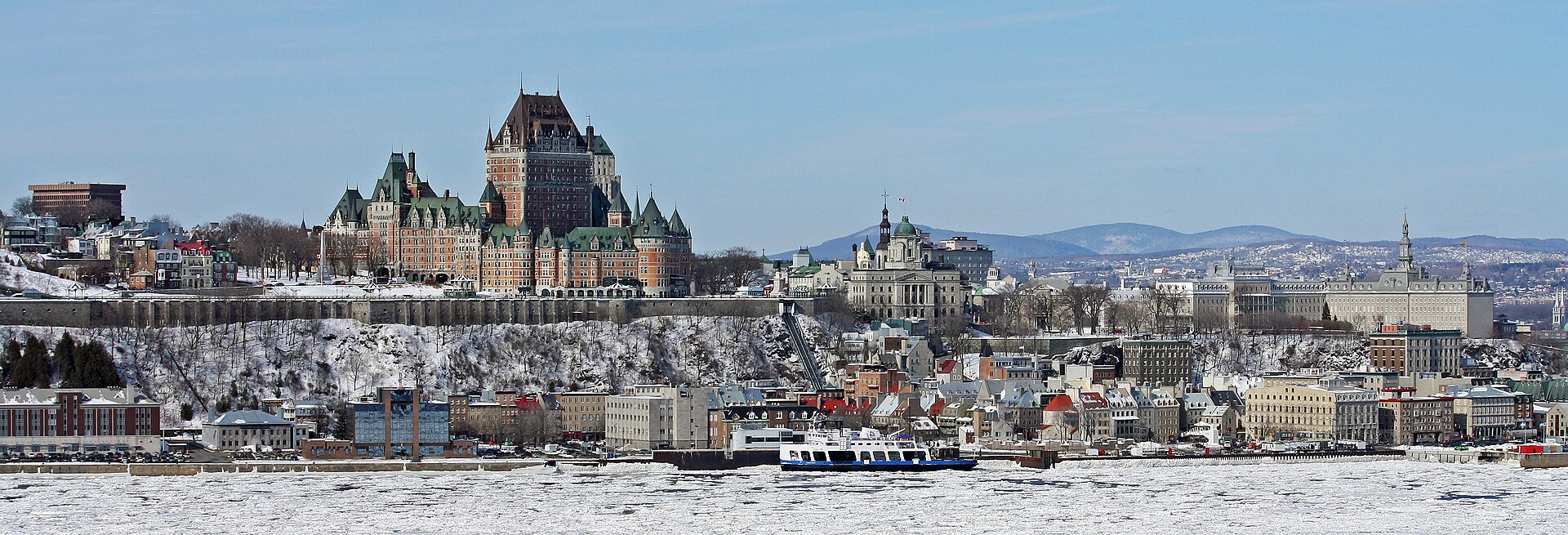 A photograph of Old Quebec