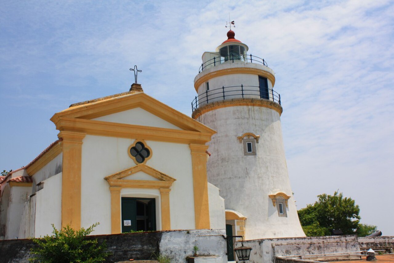 A photograph of Guia Fortress