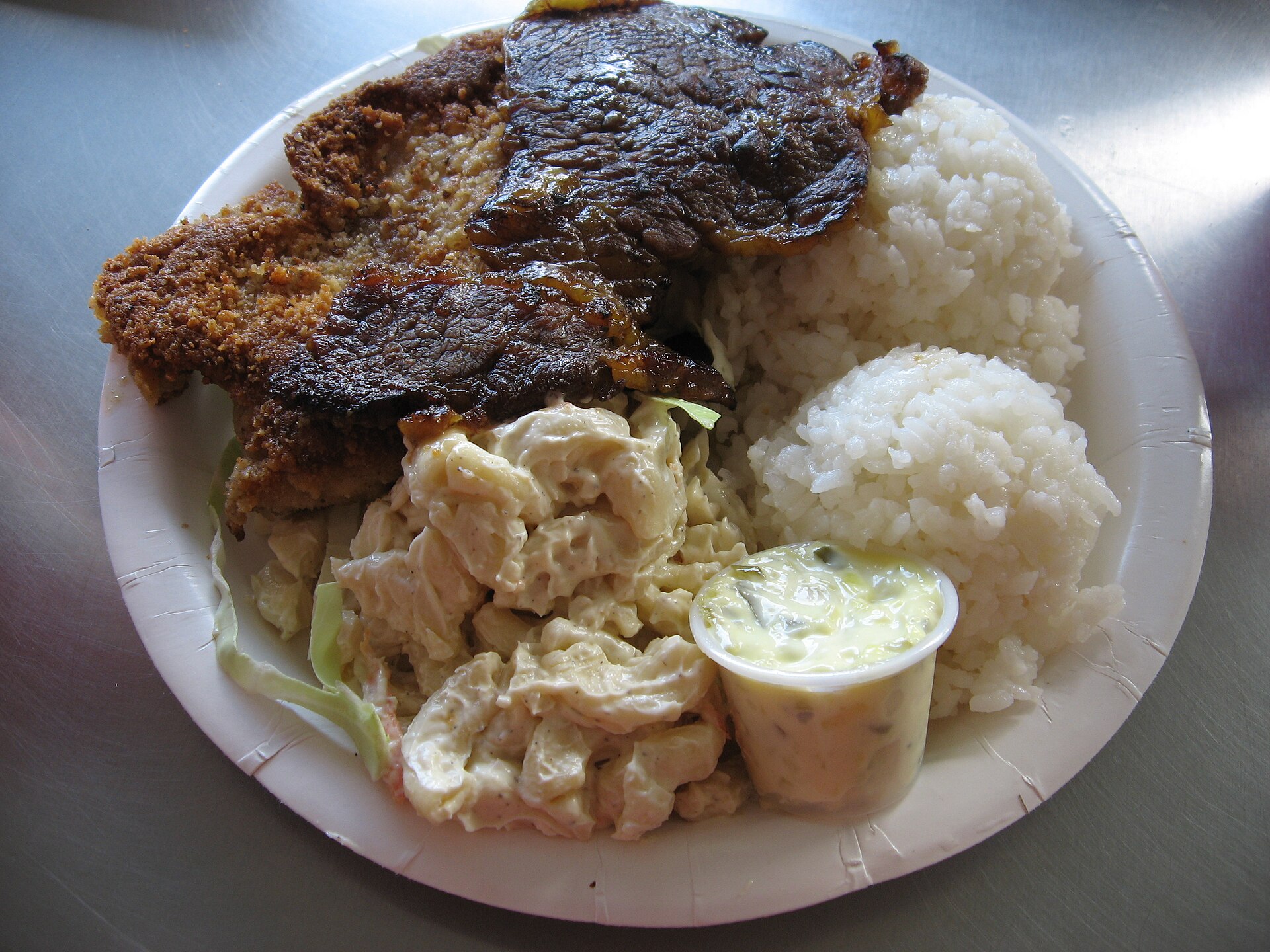 Plate lunch