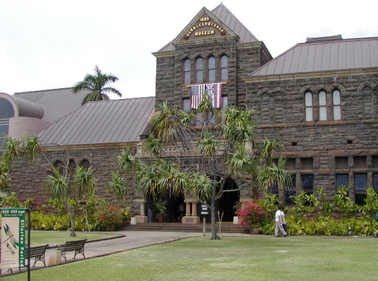 A photograph of Bishop Museum