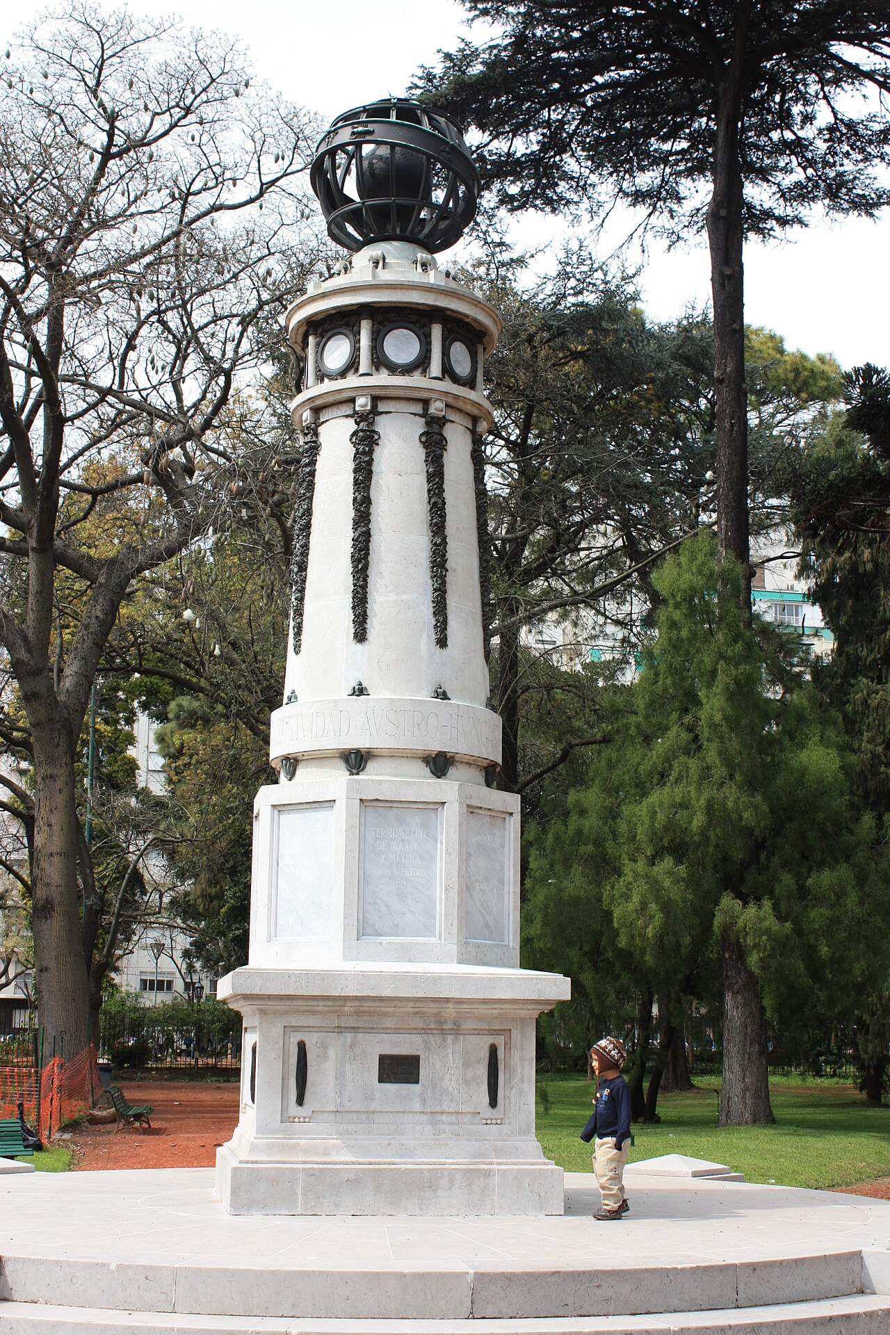 A photograph of Meteorological Column