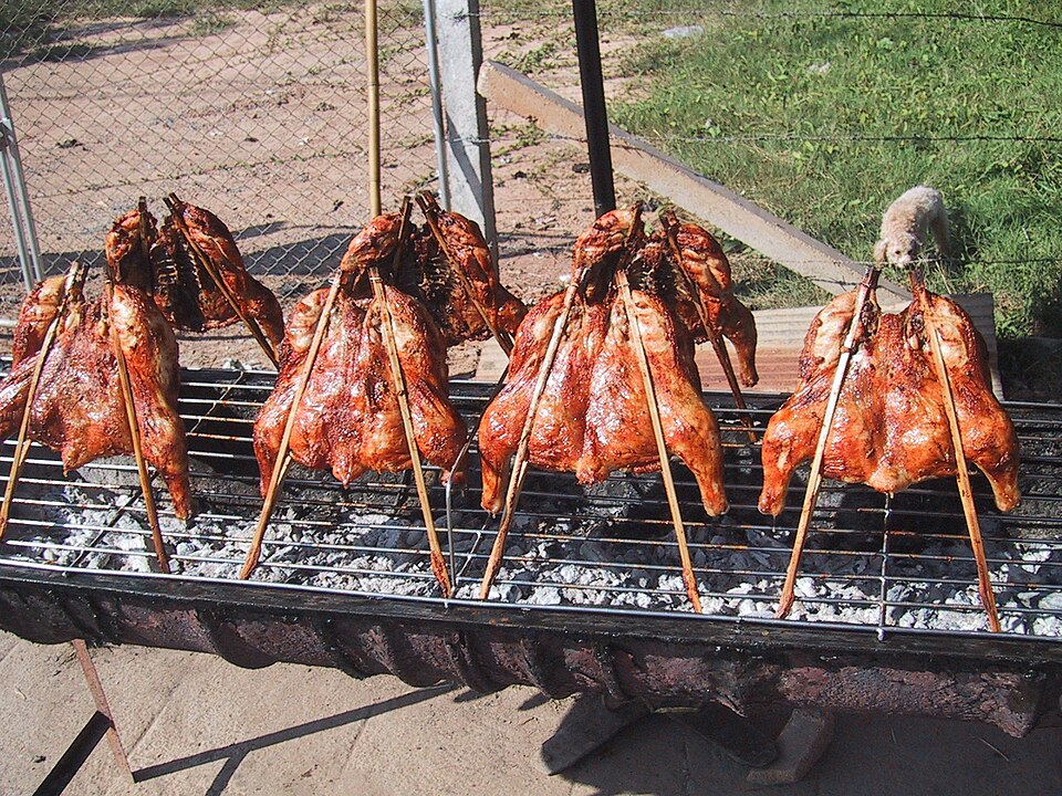 Pollo asado al estilo sureño — foto ilustrativa