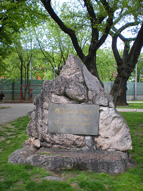 Pietra di fondazione "Parco St. Johann"