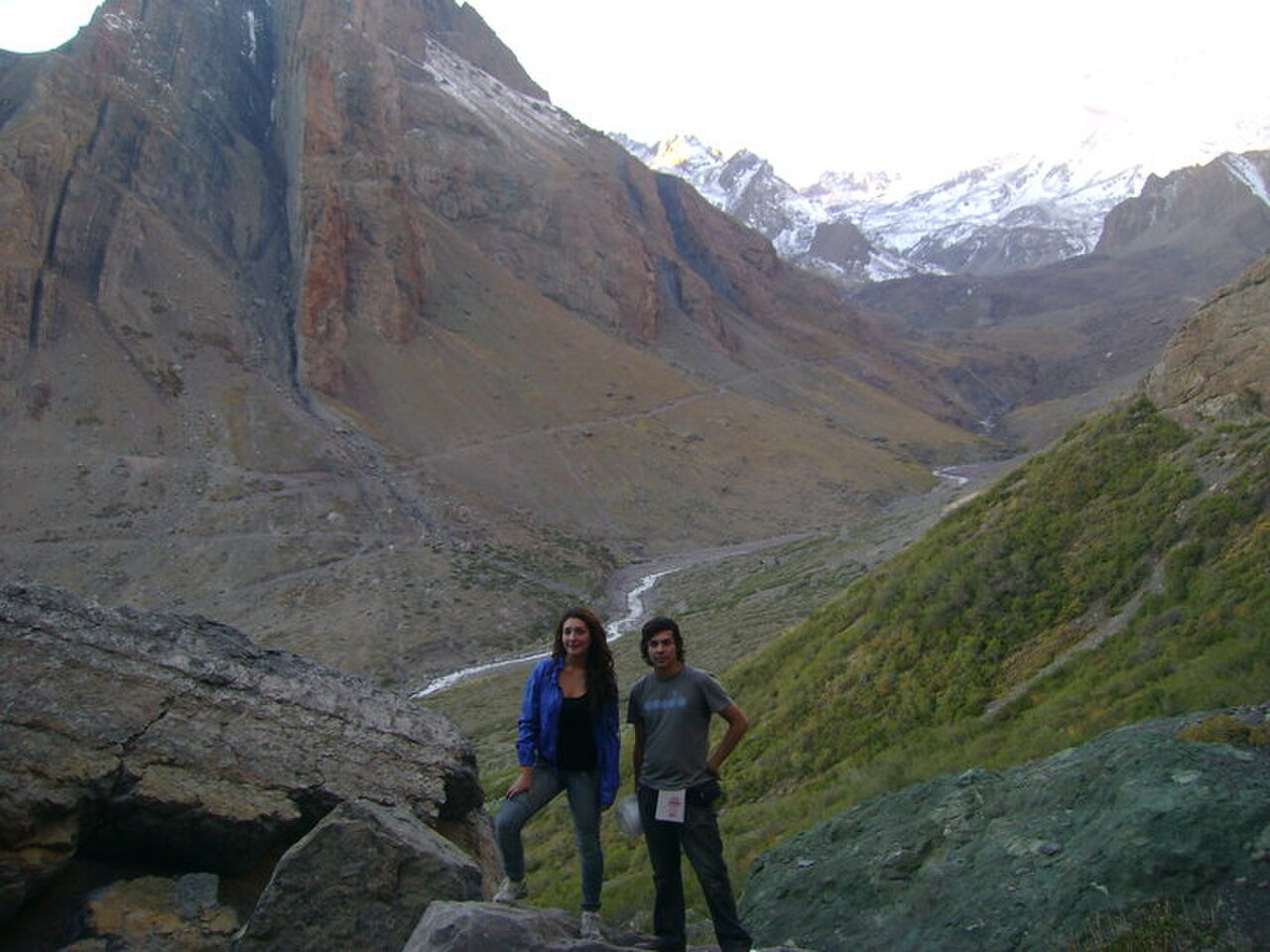 A photograph of Maipo Canyon
