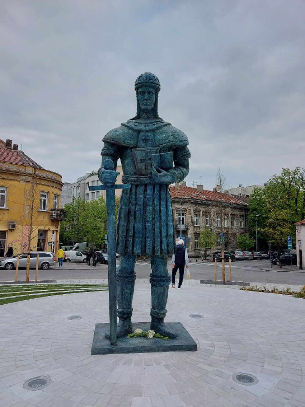 Monument au despote Stefan Lazarević, boulevard du despote Stefan