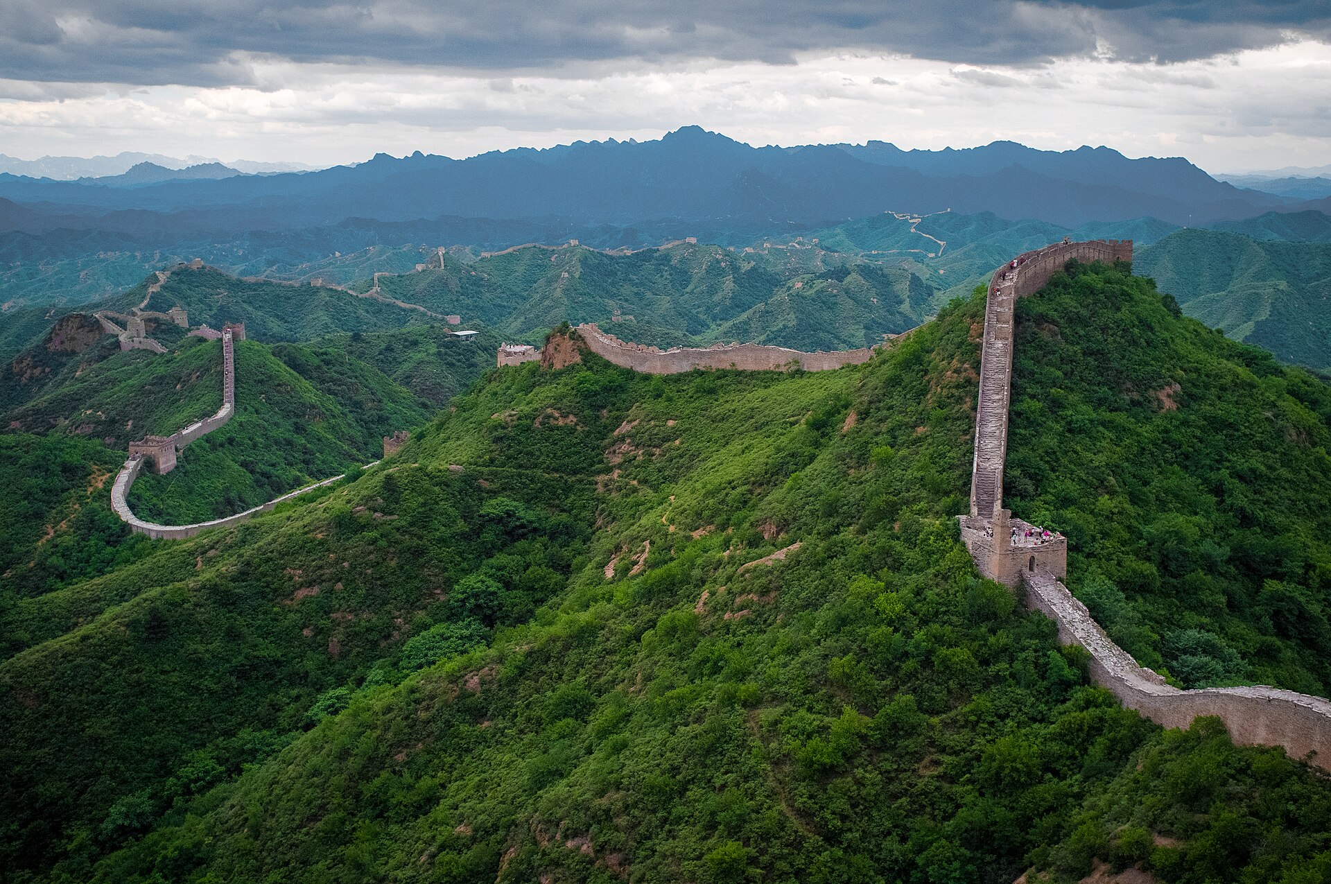 A photograph of China