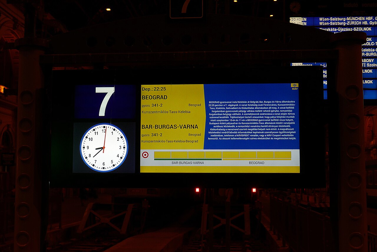 Una fotografia di Keleti pályaudvar