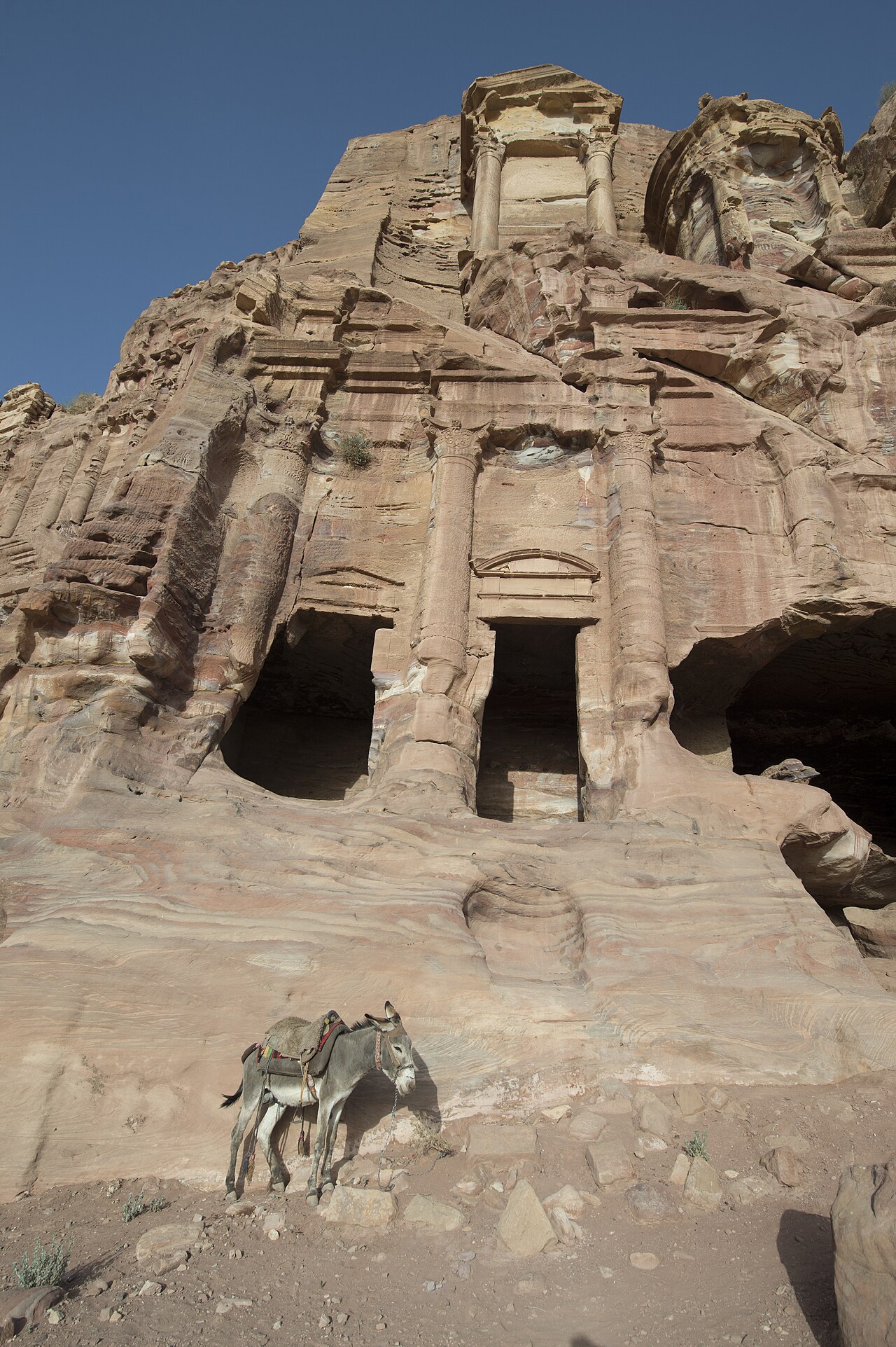 Petra'daki Korint Mezarı fotoğrafı