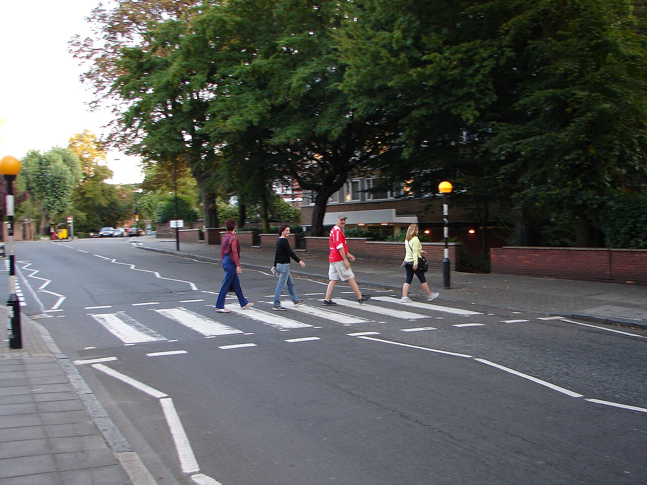 アビー・ロードの横断歩道 の写真