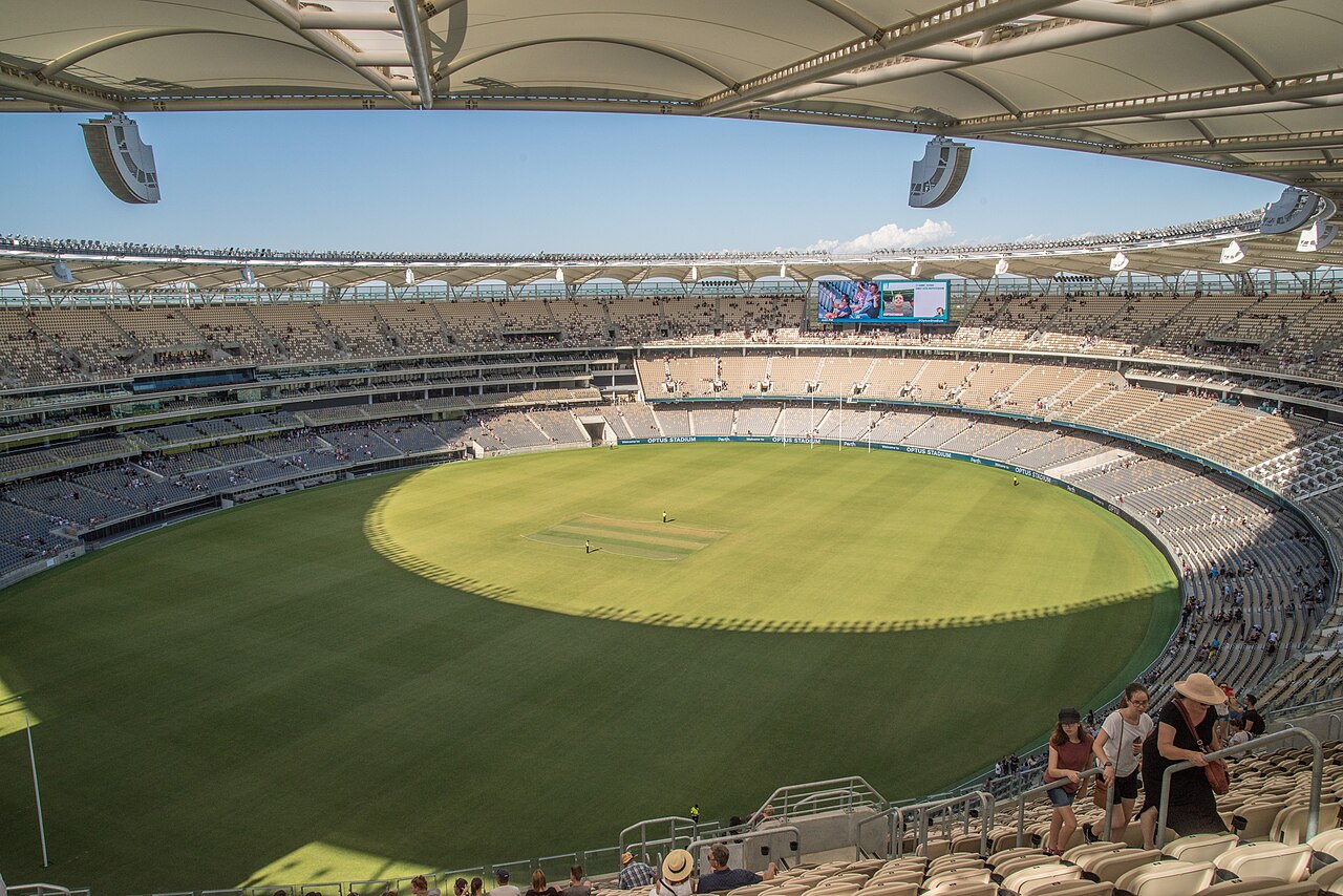 A photograph of Optus Stadium