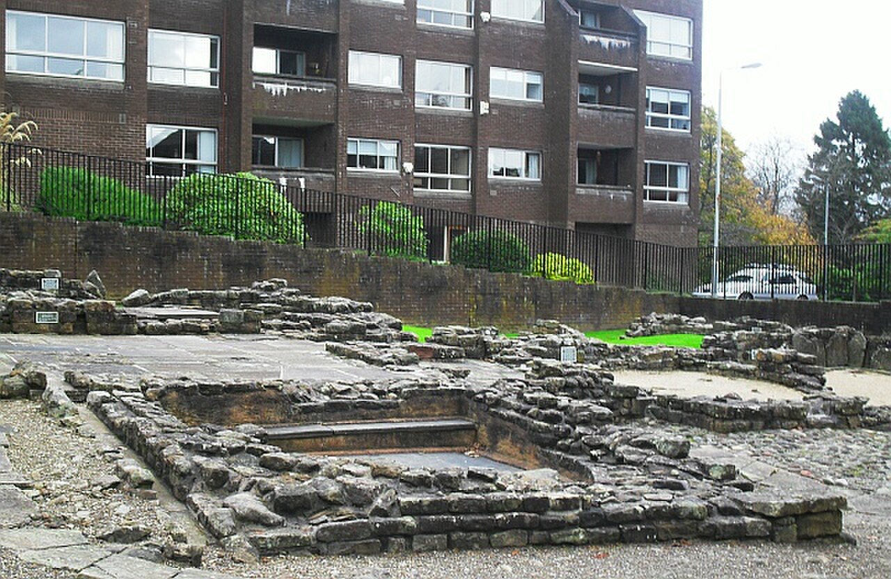 A photograph of Bearsden Roman Bath House