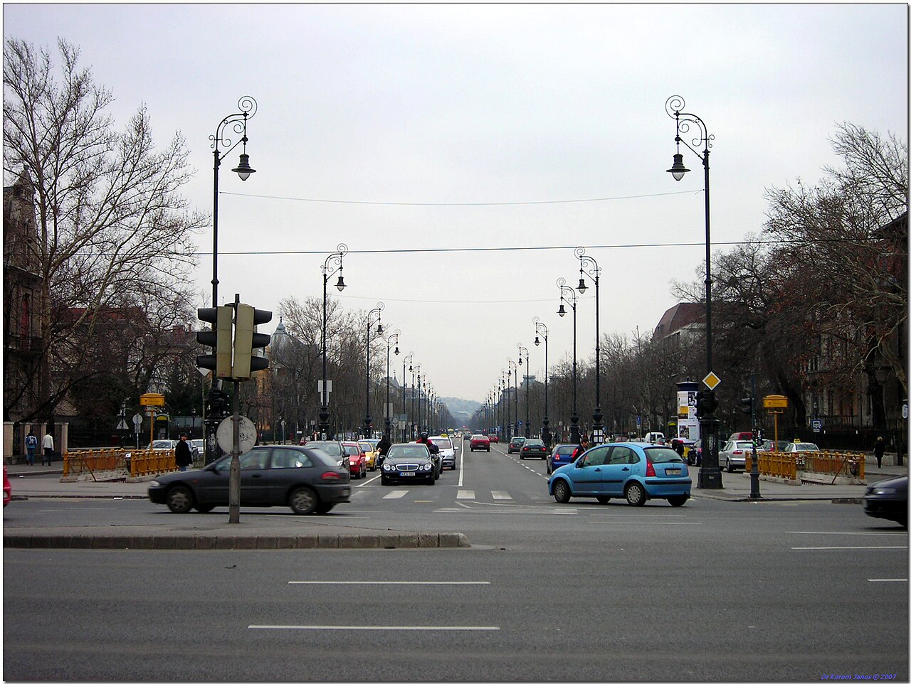 Uma fotografia de Avenida Andrássy
