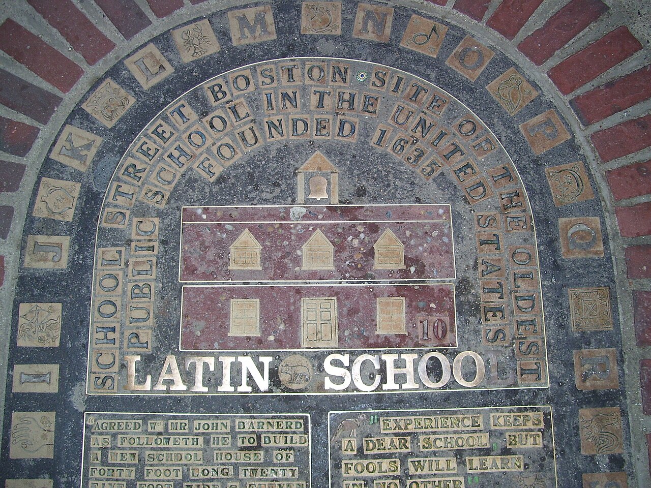 A photograph of Mosaic carpet
