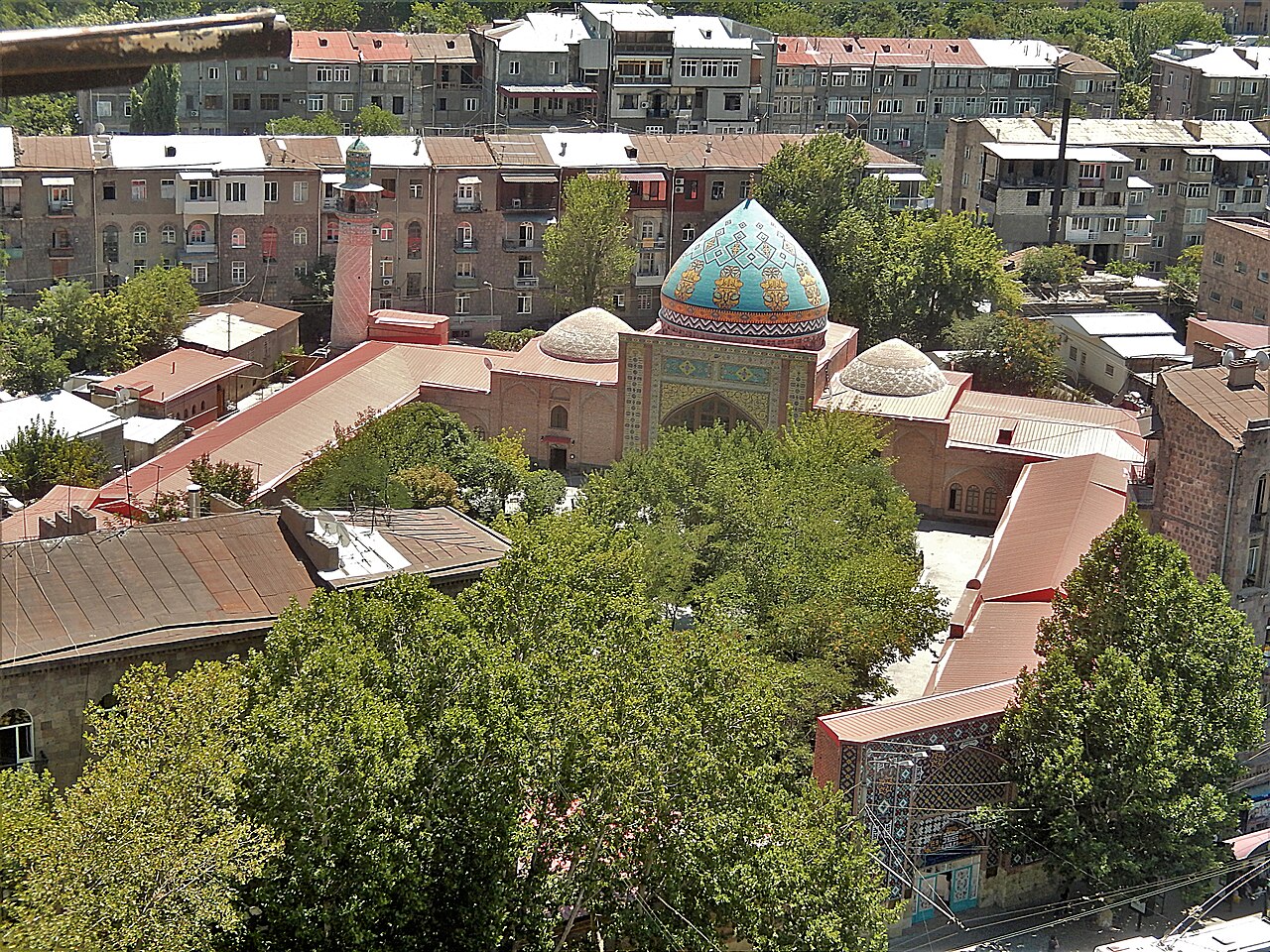 Una fotografia di moschea Blu