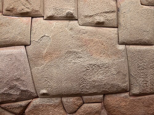 Twelve angle stone