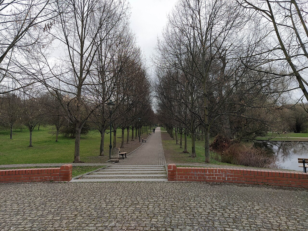 A photograph of Břevnov Monastery garden