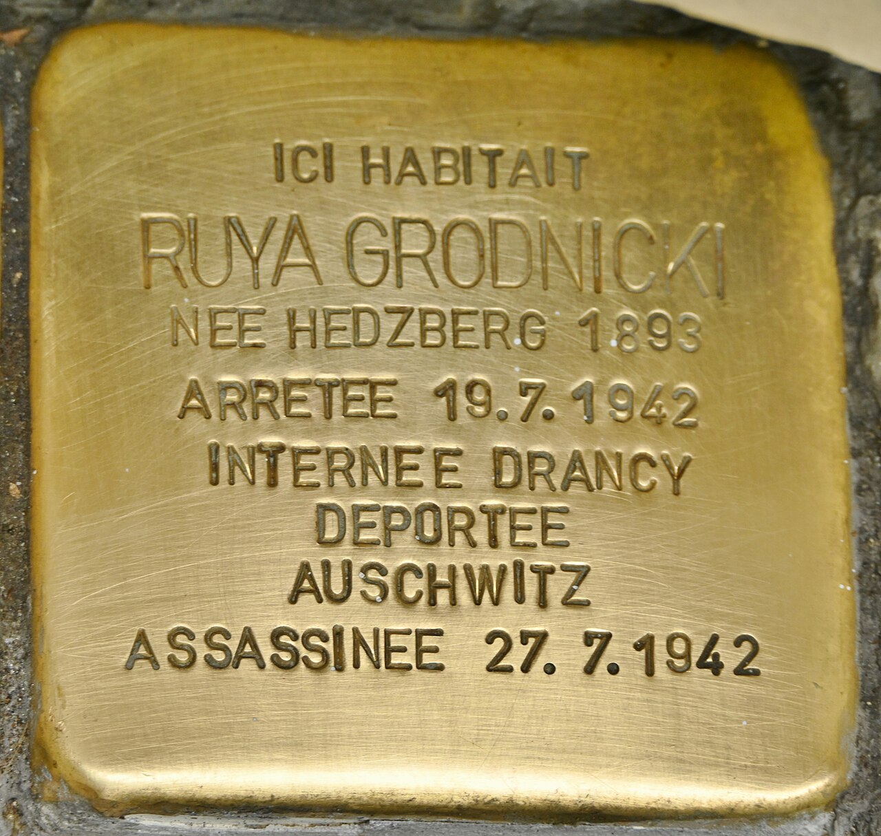 Ruya Grodnicki née Hedzberg