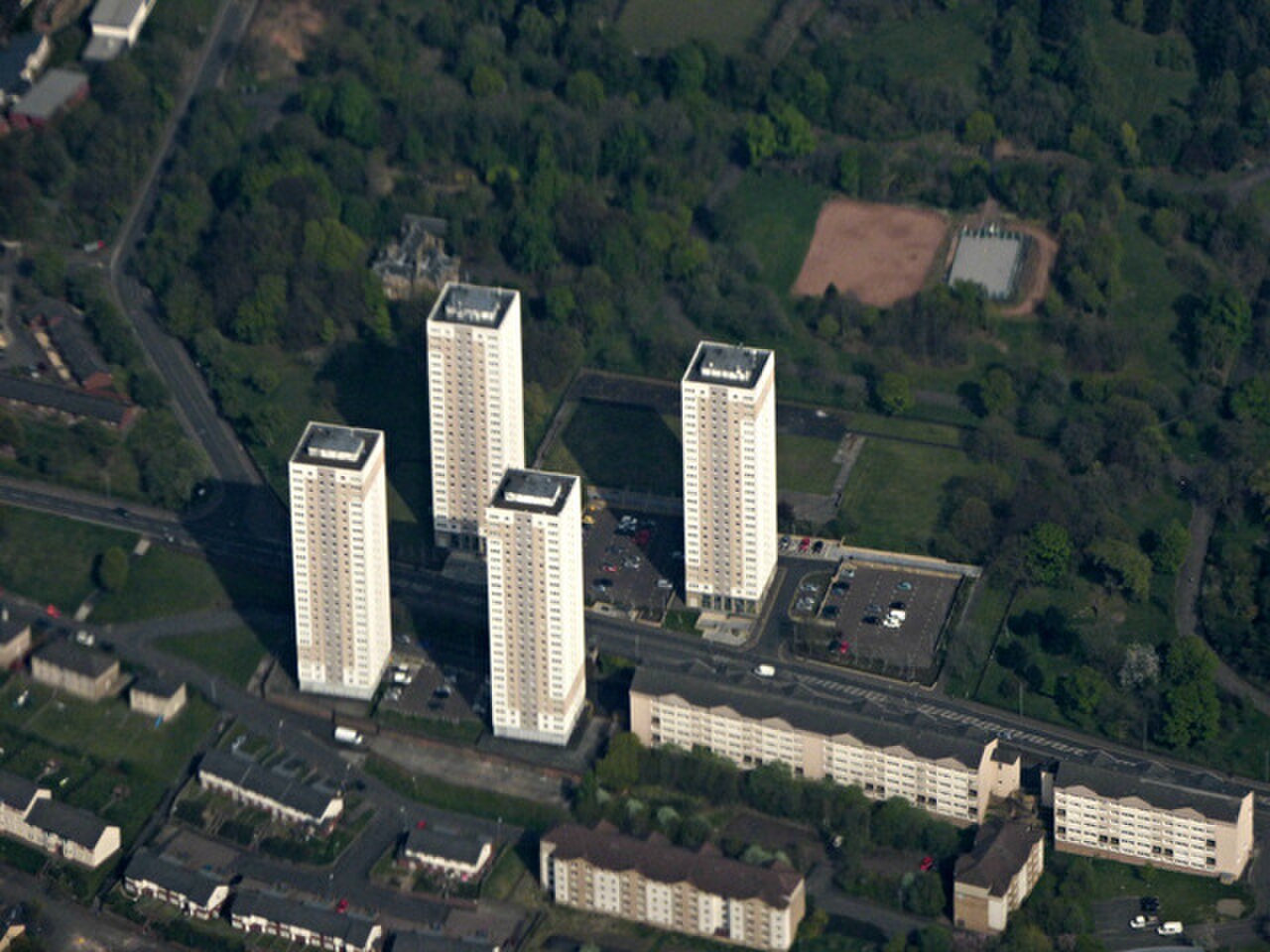 A photograph of Springburn Park