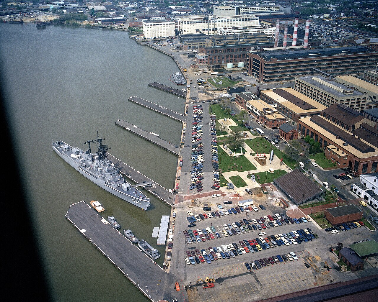 A photograph of Washington Navy Yard