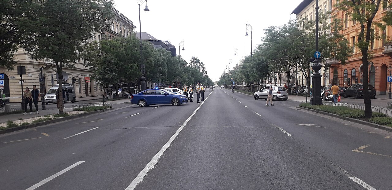 Uma fotografia de Avenida Andrássy