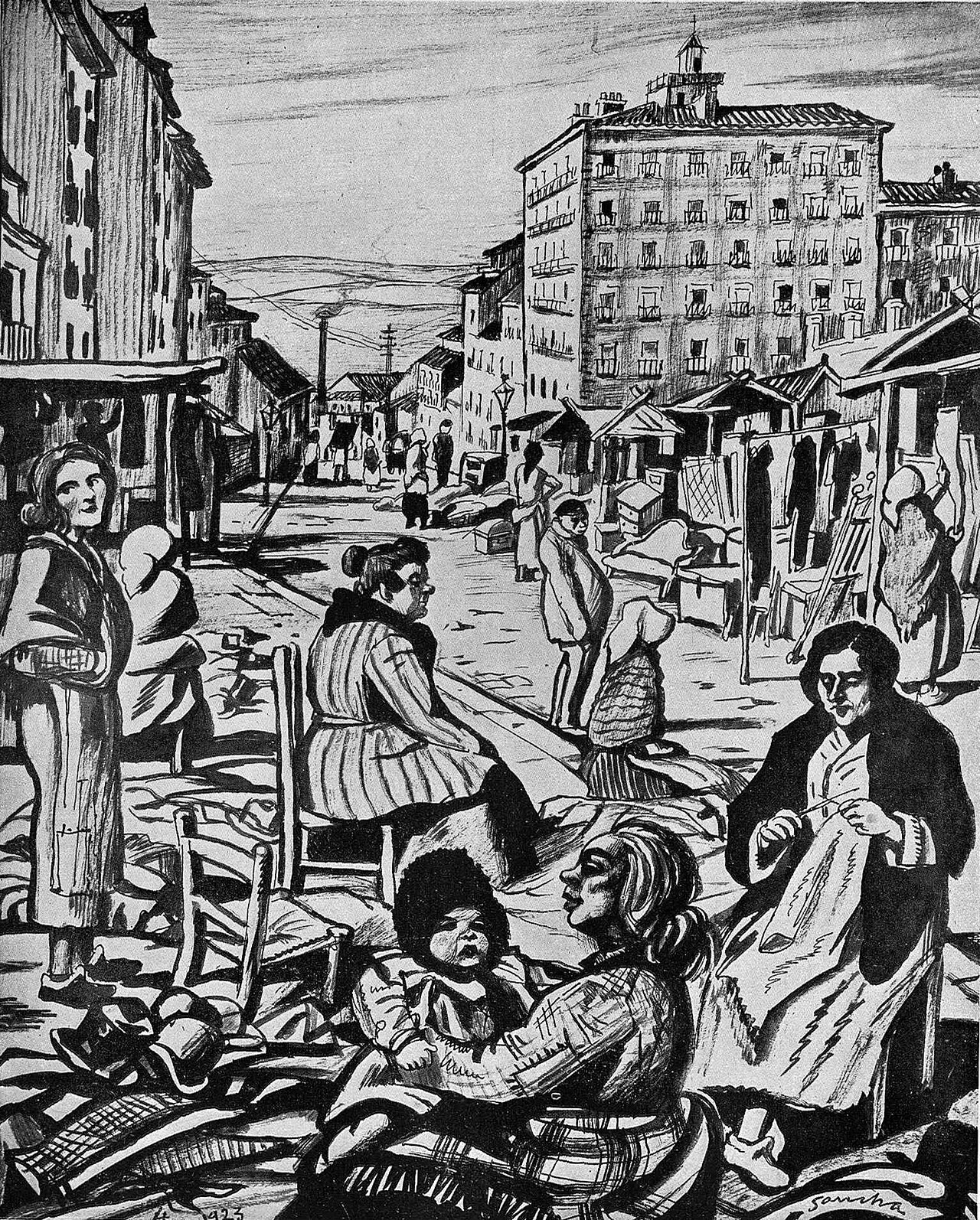 A photograph of El Rastro