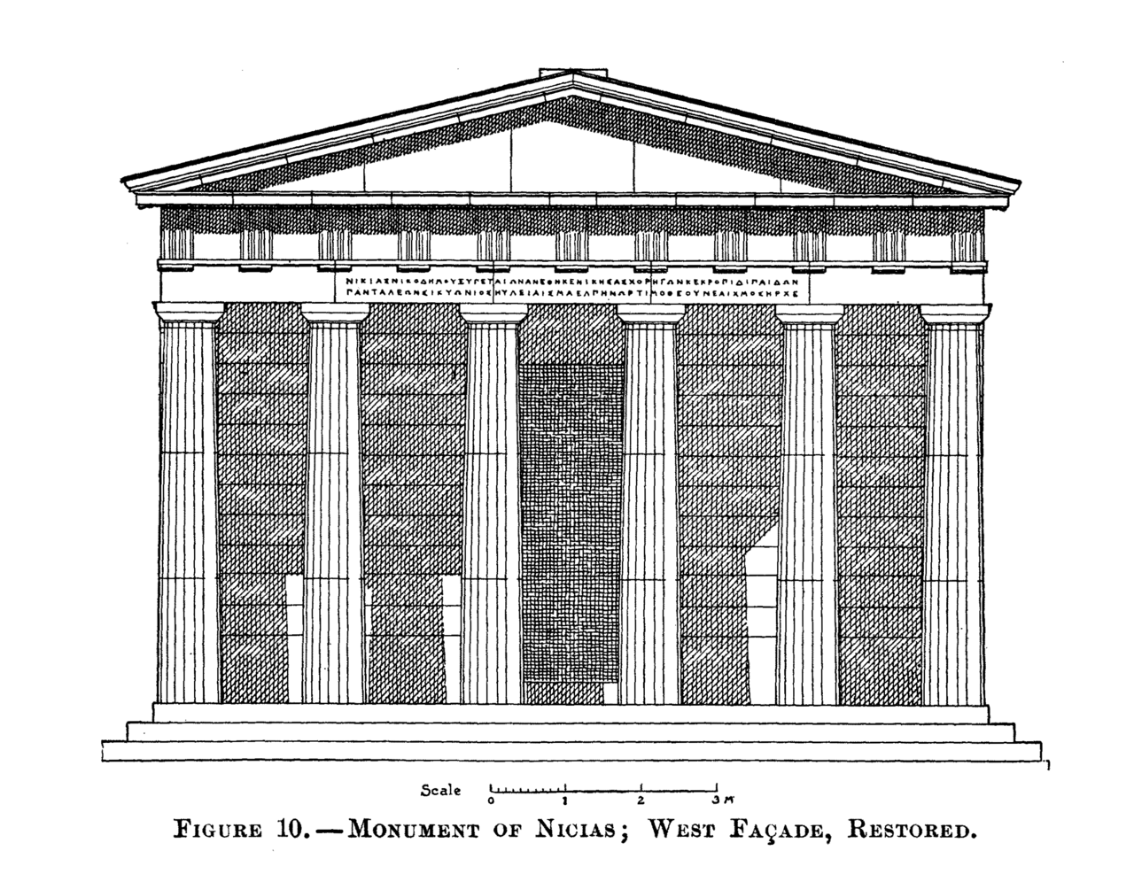 Une photographie de monument de Nicias