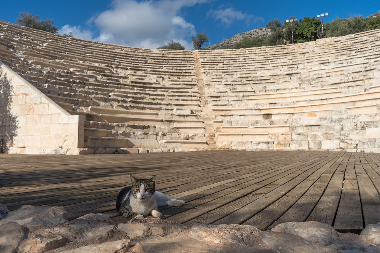 Antiphellos Antik Tiyatrosu fotoğrafı