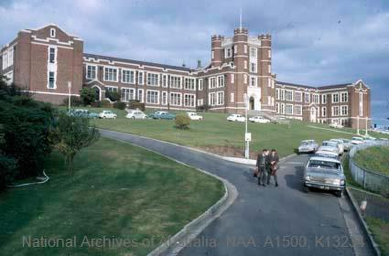 Una fotografia di Melbourne High School