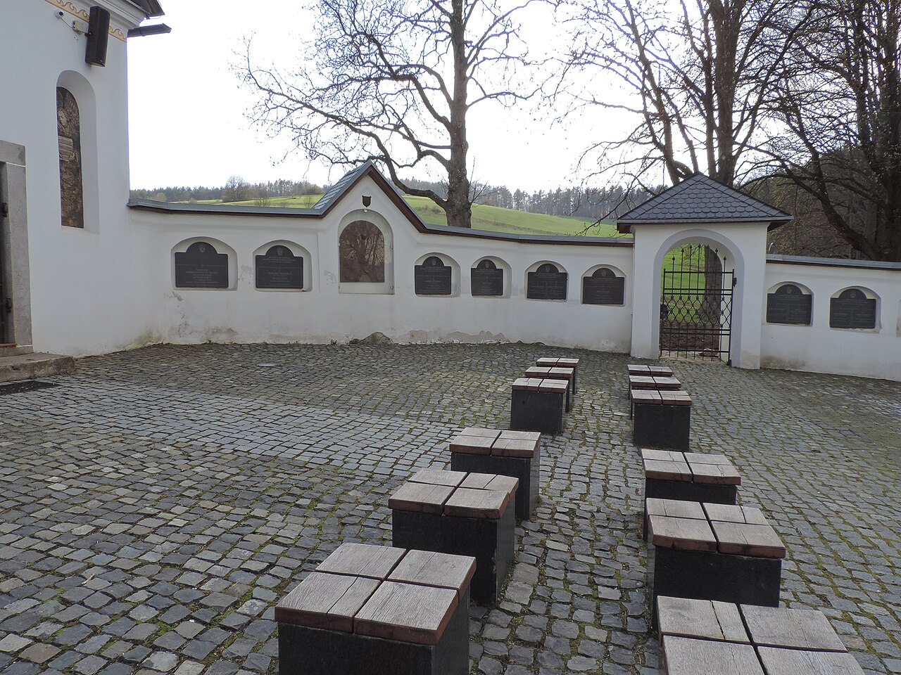 A photograph of Calvary Mountain Station of the Cross