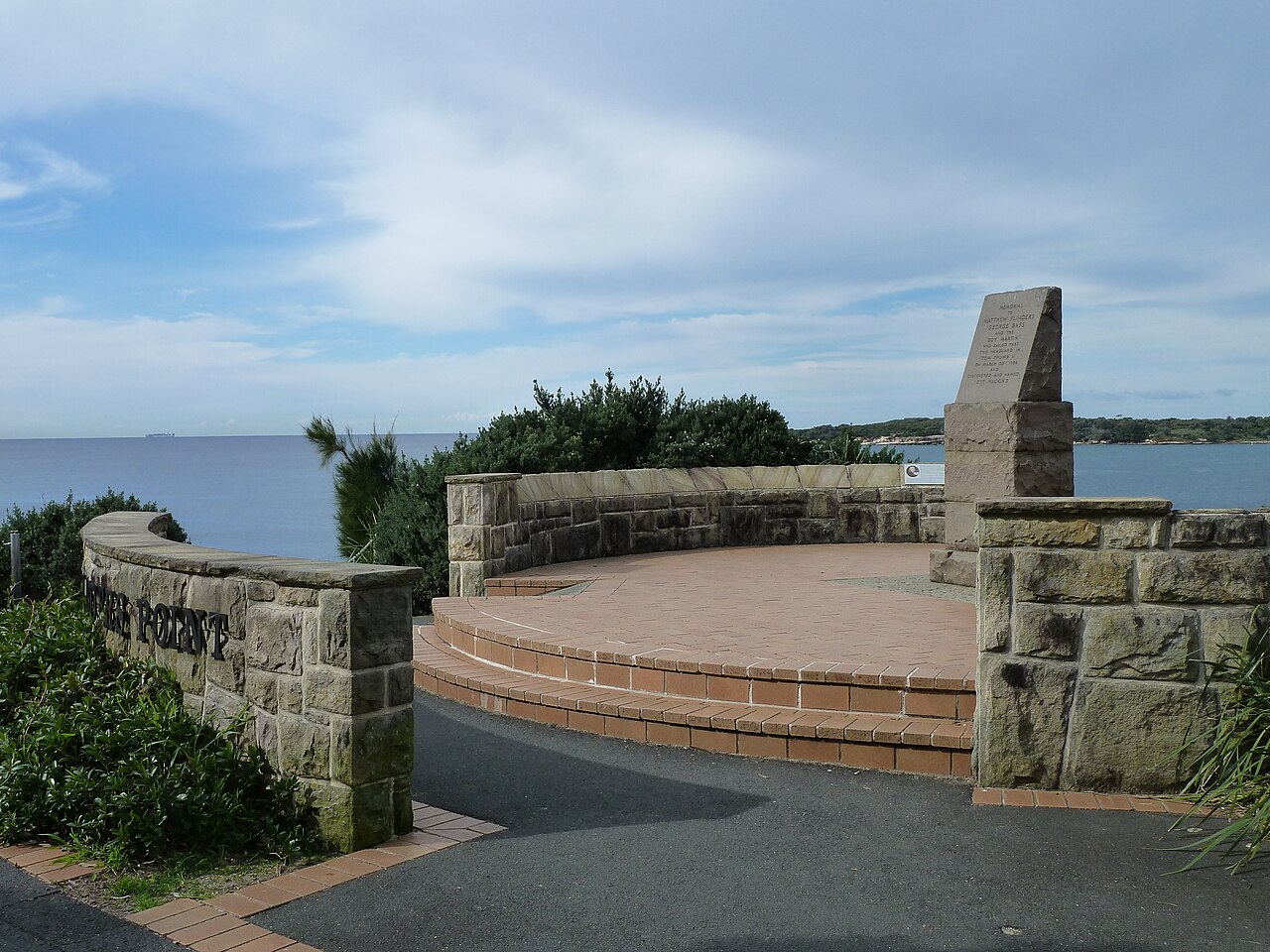 A photograph of Bass & Flinders Point