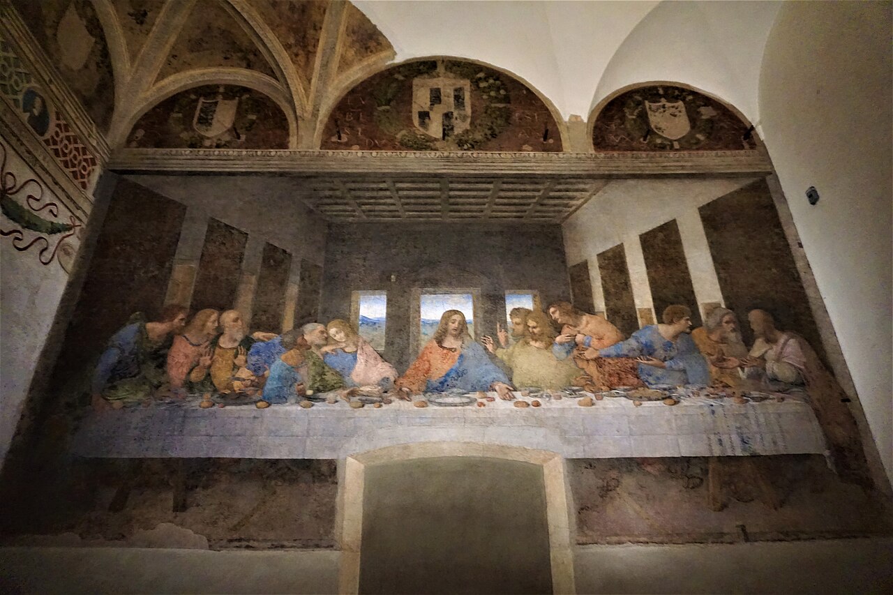 A photograph of The Last Supper