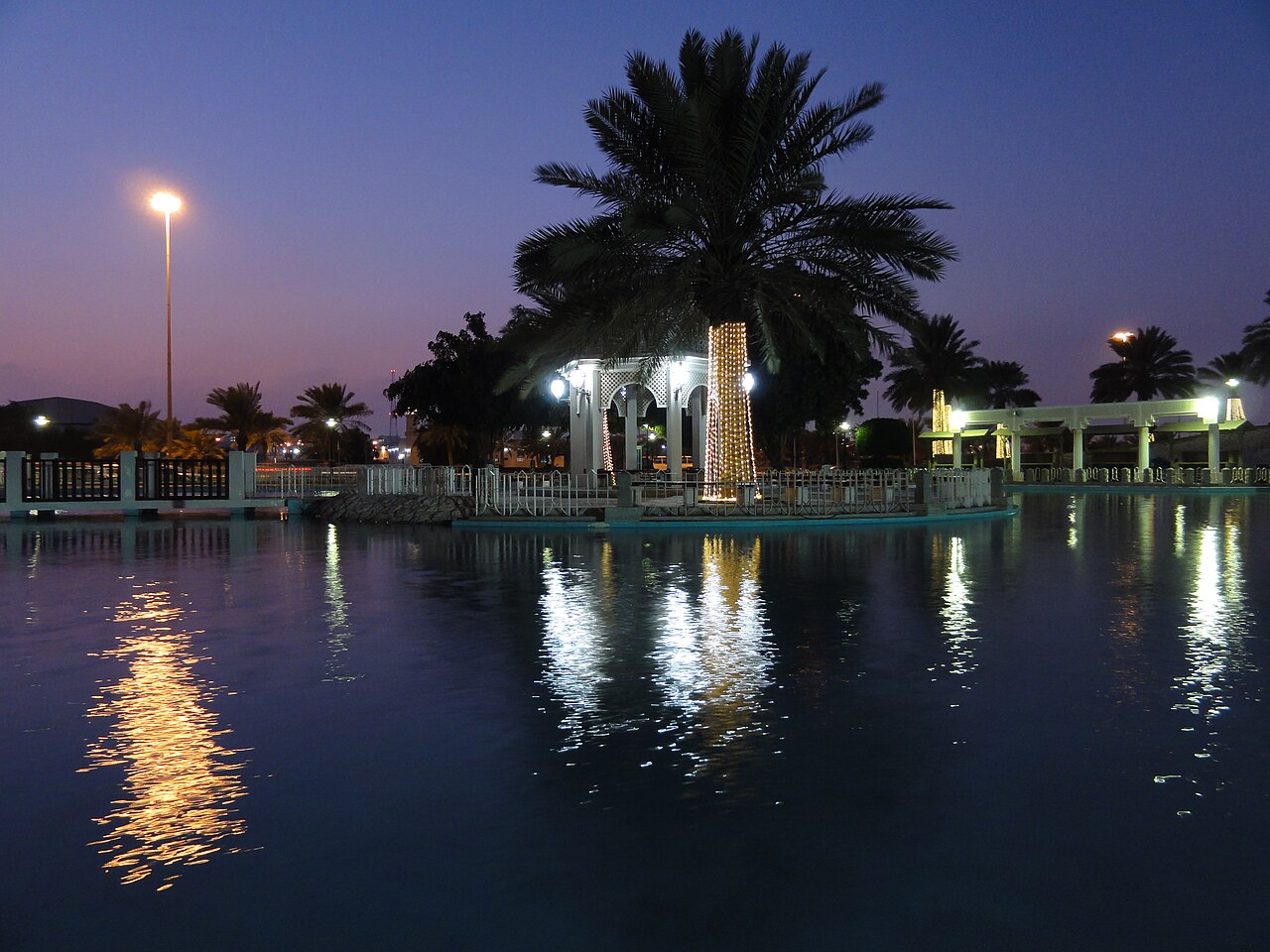 A photograph of Al Bidda Park