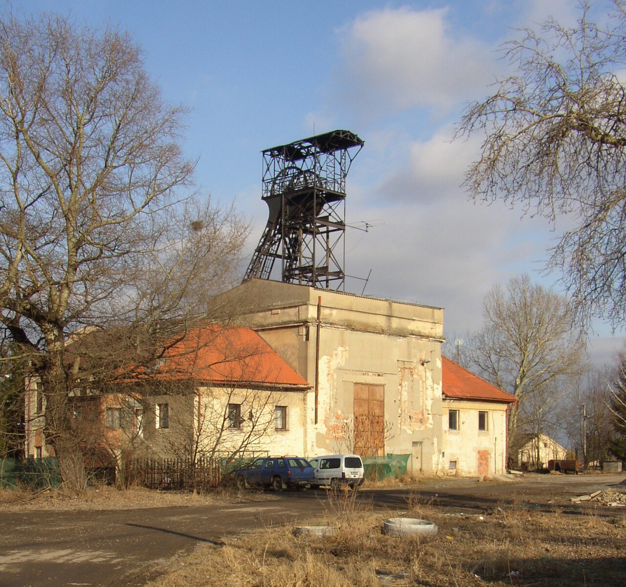 Mine Shaft Headframe fotoğrafı