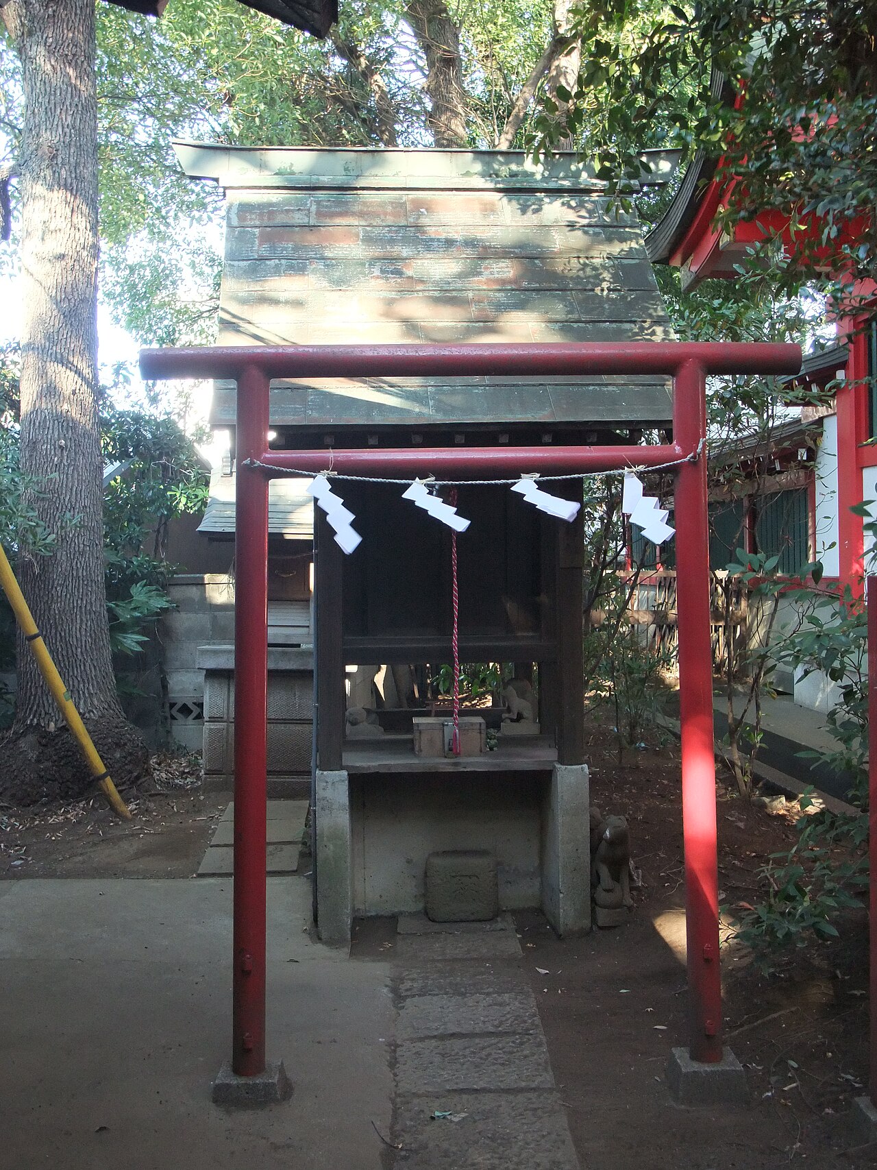 A photograph of Rokusho Shrine