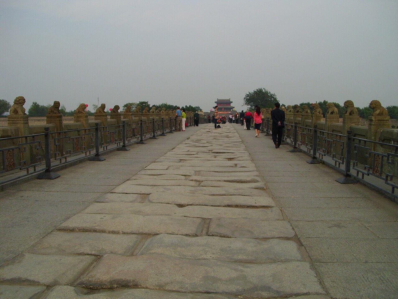 A photograph of Marco Polo Bridge