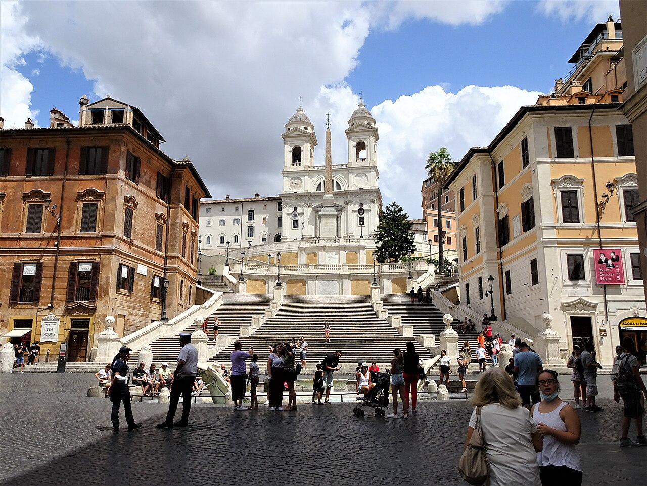 A photograph of Piazza di Spagna