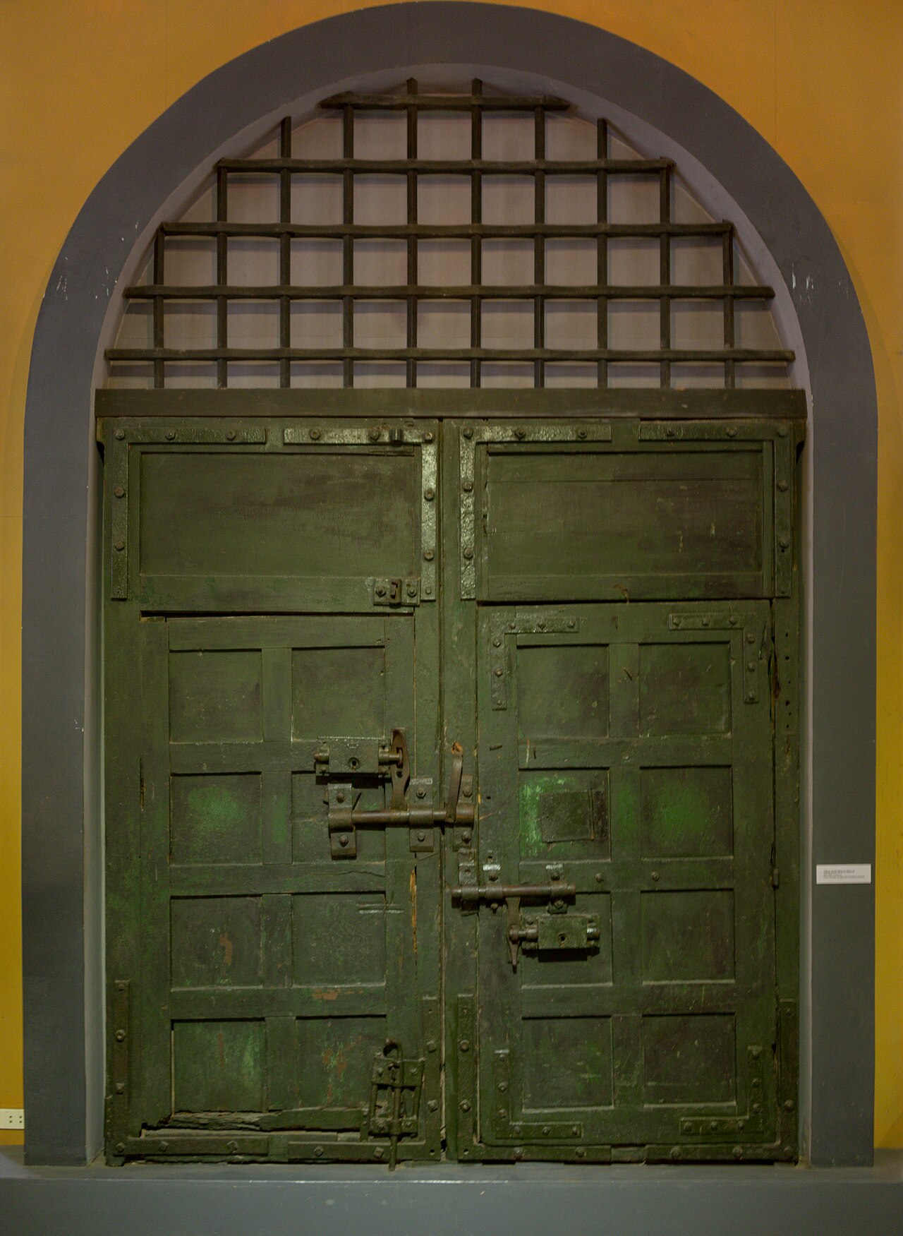 A photograph of Hỏa Lò Prison